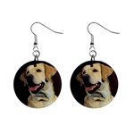 Labrador Retriever Lab 1  Button Earrings