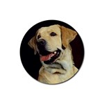 Labrador Retriever Lab Rubber Round Coaster (4 pack)