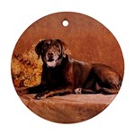 Labrador Retriever Lab Ornament (Round)