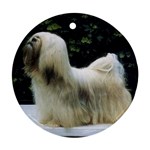 Lhasa Apso Ornament (Round)