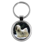 Lhasa Apso Key Chain (Round)