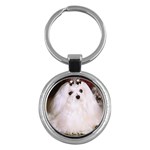 Maltese Key Chain (Round)