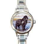 Newfoundland Round Italian Charm Watch