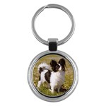 Papillon Key Chain (Round)