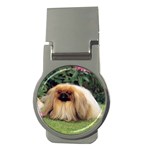 Pekingese Money Clip (Round)