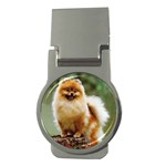 Pomeranian Money Clip (Round)