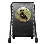 Rottweiler Pen Holder Desk Clock