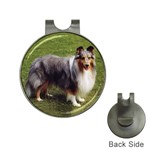 Shetland Sheepdog Sheltie Golf Ball Marker Hat Clip