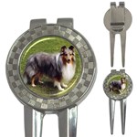 Shetland Sheepdog Sheltie 3-in-1 Golf Divot