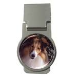 Shetland Sheepdog Sheltie Money Clip (Round)