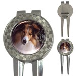 Shetland Sheepdog Sheltie 3-in-1 Golf Divot