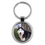 Siberian Husky Key Chain (Round)