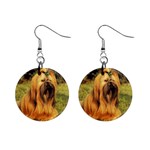 Shih Tzu 1  Button Earrings