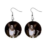 Welsh Corgi Pembroke 1  Button Earrings