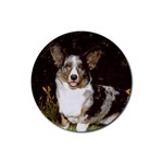 Welsh Corgi Pembroke Rubber Round Coaster (4 pack)