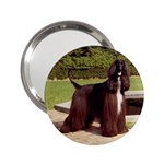 Afghan Hound Black 2.25  Handbag Mirror