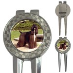 Afghan Hound Black 3-in-1 Golf Divot