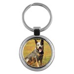 Australian Cattle Dog Key Chain (Round)