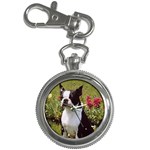 Boston Terrier Key Chain Watch