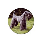 Kerry Blue Terrier Rubber Round Coaster (4 pack)