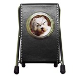 West Highland Terrier Westie Pen Holder Desk Clock