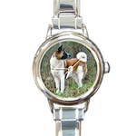 Akita Round Italian Charm Watch