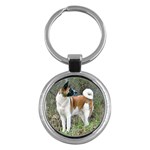 Akita Key Chain (Round)