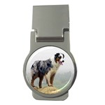 Australian Shepherd Money Clip (Round)