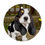 Basset Hound Ornament (Round)