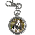 Basset Hound Key Chain Watch