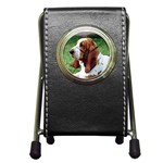 Basset Hound Pen Holder Desk Clock