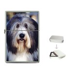 Bearded Collie Flip Top Lighter