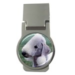 Bedlington Terrier Money Clip (Round)