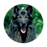 Belgian Sheepdog Ornament (Round)