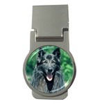 Belgian Sheepdog Money Clip (Round)