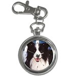 Border Collie Key Chain Watch