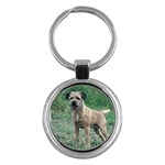 Border Terrier Key Chain (Round)