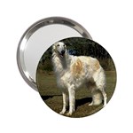 Borzoi Russian Wolfhound 2.25  Handbag Mirror