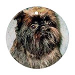 Brussels Griffon Ornament (Round)