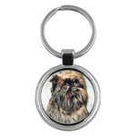 Brussels Griffon Key Chain (Round)