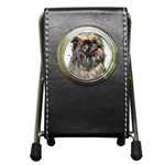 Brussels Griffon Pen Holder Desk Clock