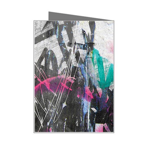 Graffiti Grunge Mini Greeting Card from ArtsNow.com Right