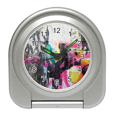 Graffiti Grunge Travel Alarm Clock from ArtsNow.com Front