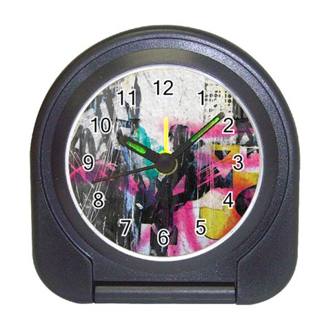 Graffiti Grunge Travel Alarm Clock from ArtsNow.com Front