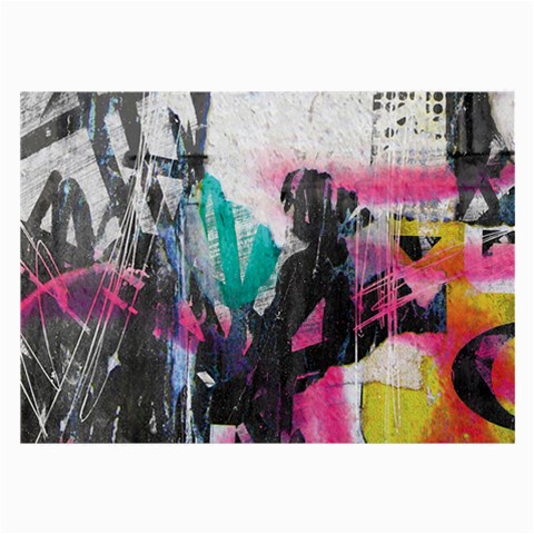 Graffiti Grunge Glasses Cloth (Large, Two Sides) from ArtsNow.com Back