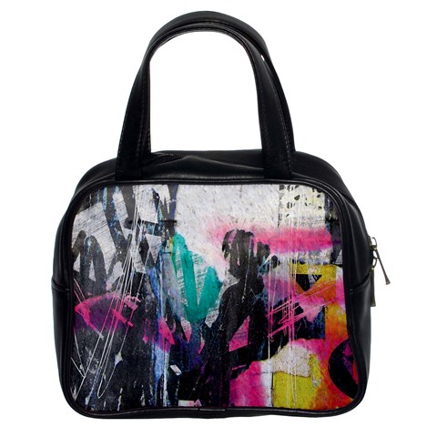 Graffiti Grunge Classic Handbag (Two Sides) from ArtsNow.com Front