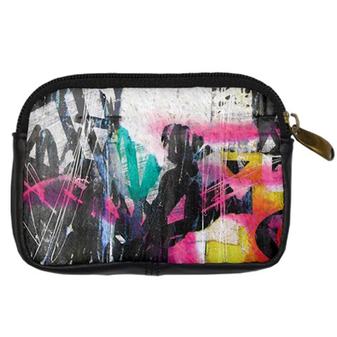 Graffiti Grunge Digital Camera Leather Case from ArtsNow.com Back