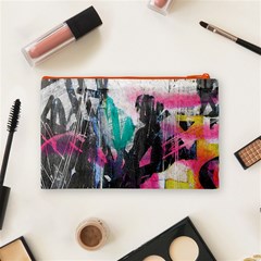 Graffiti Grunge Cosmetic Bag (Medium) from ArtsNow.com Back