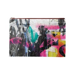 Graffiti Grunge Cosmetic Bag (Large) from ArtsNow.com Front