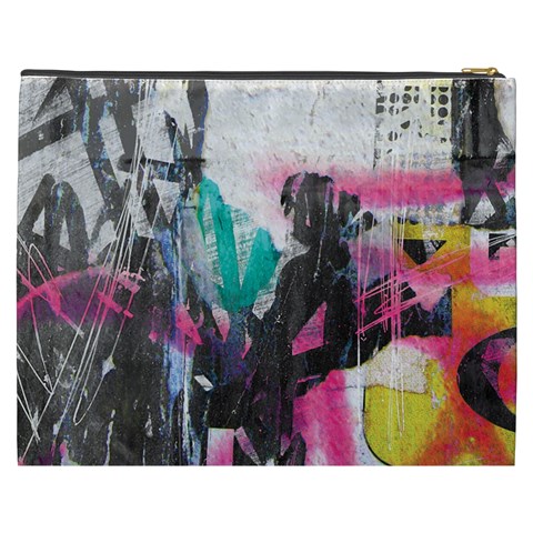 Graffiti Grunge Cosmetic Bag (XXXL) from ArtsNow.com Back